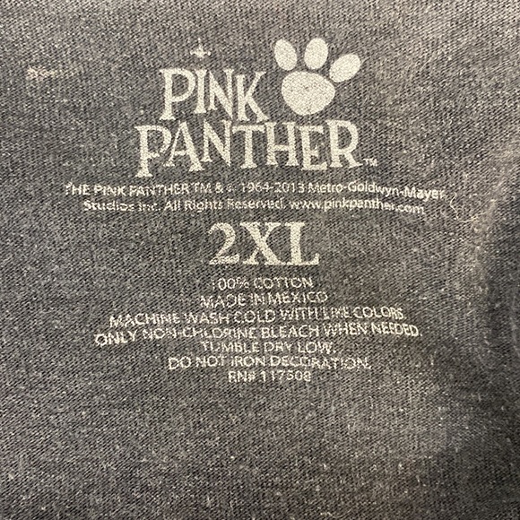 Pink Panther “ Stay Fresh” Streetwear Style Black Tank Top - Picture 4 of 4